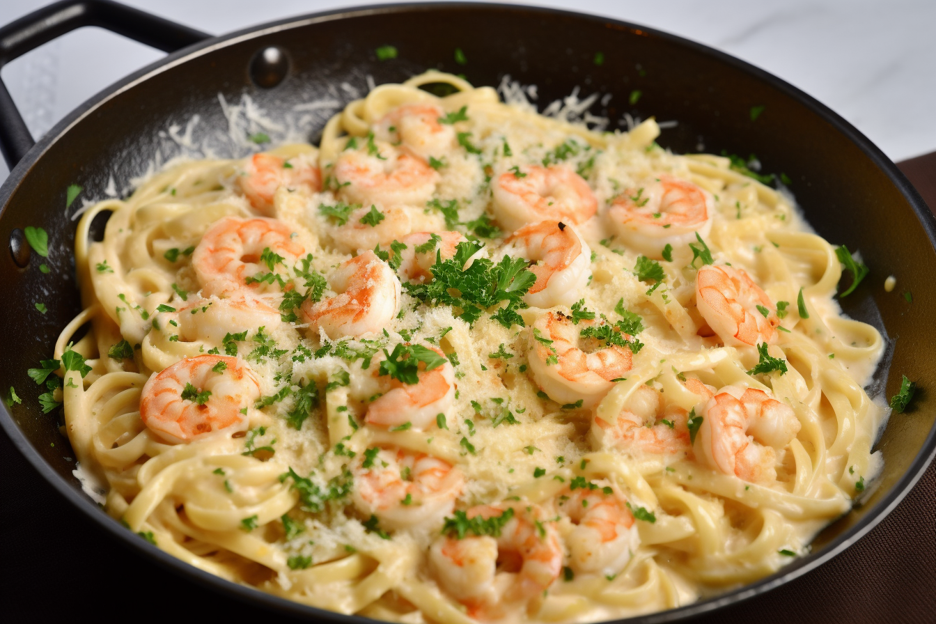 Creamy Garlic Shrimp with Pasta: A Scrumptious Delight for Seafood ...