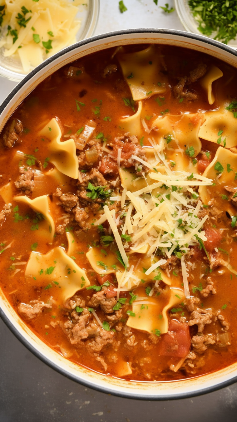 Hearty One Pot Lasagna Soup: A Comforting Twist on a Classic Dish ...