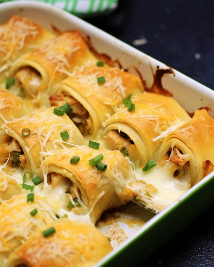 Cheesy Chicken Crescent Roll-ups: A Deliciously Flaky Delight! - Eight ...