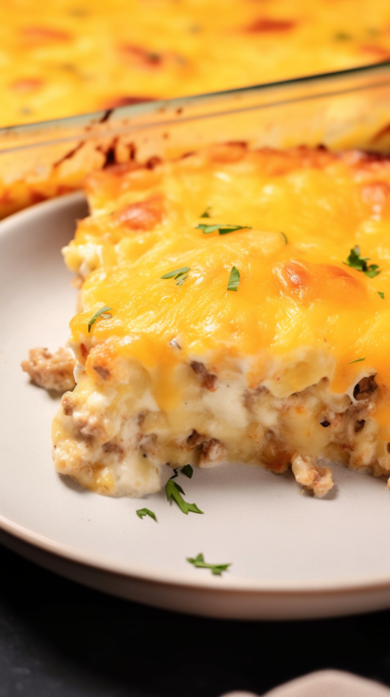 Irresistible Sausage and Creamy Hashbrown Casserole: A Cheesy Delight ...